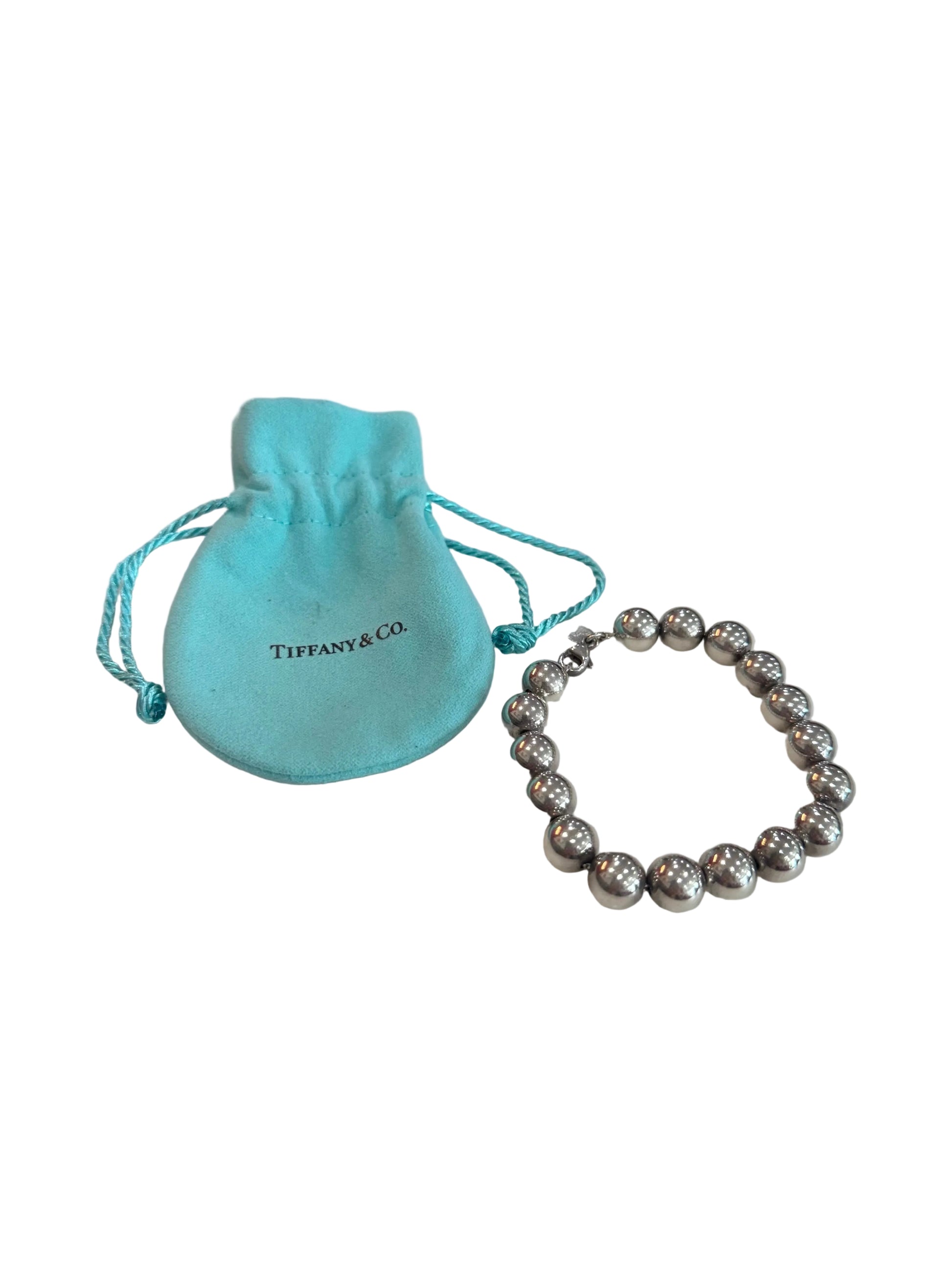 Sterling Silver Tiffany Ball Bracelet-BRACELET-Gazelle Fashion and Style