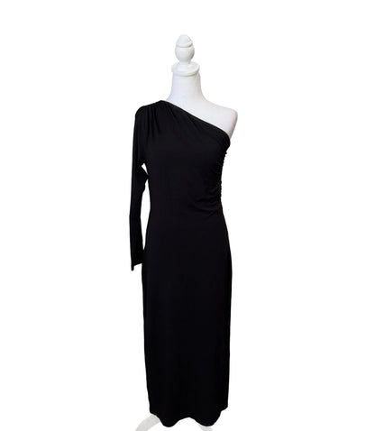 8 By Yoox Maxi Black Dress-DRESS-Gazelle Fashion and Style