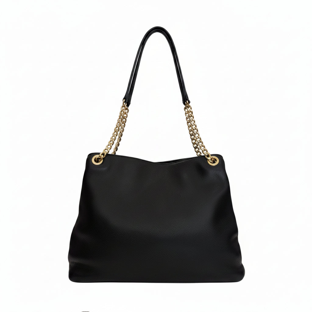 Michael Kors Black Shoulder Bag-HANDBAGS-Gazelle Fashion and Style