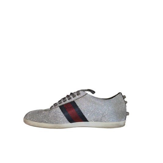 Gucci Glitter Fabric Sneakers-SHOES-Gazelle Fashion and Style