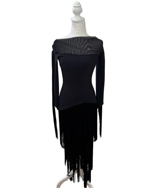 Chiara Boni Fringe Dress- Gazelle Fashion and Style 
