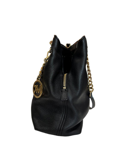 Michael Kors Black Shoulder Bag-HANDBAGS-Gazelle Fashion and Style
