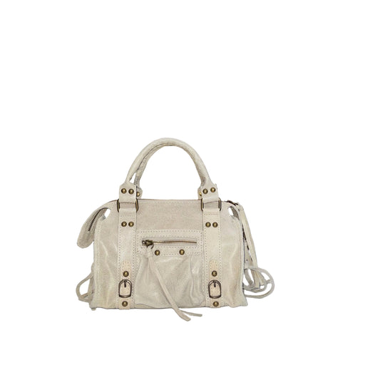 Top Handle Leather Handbag- Gazelle Fashion and Style 