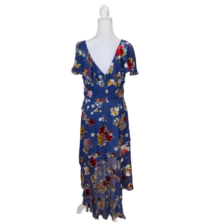 Alice + Olivia Electra Ruffle Chifron Cocktail Dress- Gazelle Fashion and Style 