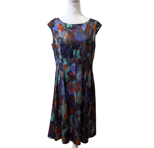 Lafayette Sleeveless Patterned Dress-DRESS-10-Multi-New-Gazelle Fashion and Style