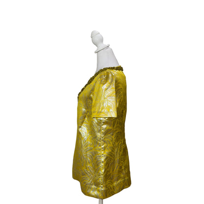 Tory Burch Gold Adorned Lola-TOPS-Gazelle Fashion and Style