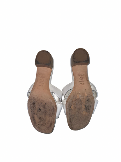 Christian Dior 30 Montaigne Heeled Slide- Gazelle Fashion and Style 