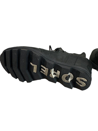 Sorel Black Wedge Boots-BOOT-Gazelle Fashion and Style