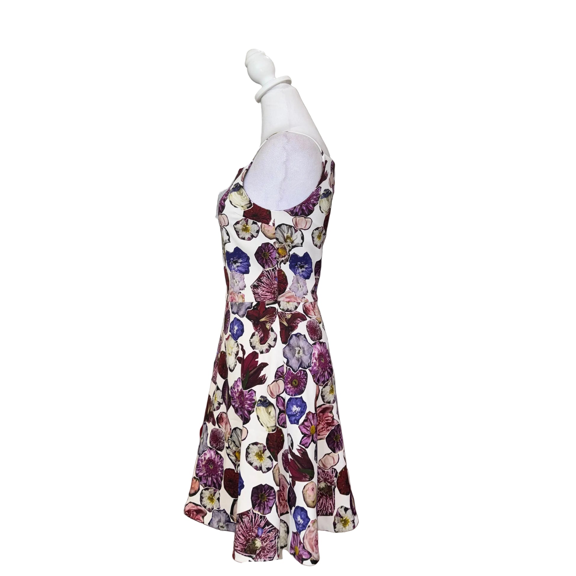 Thierry Boutemy Flower Midi Dress-DRESS-Gazelle Fashion and Style