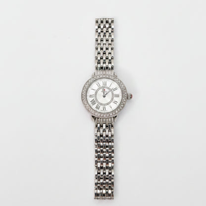 Michele Serein Diamond Watch-WATCH-27.5mm-silver-Excellent-Gazelle Fashion and Style