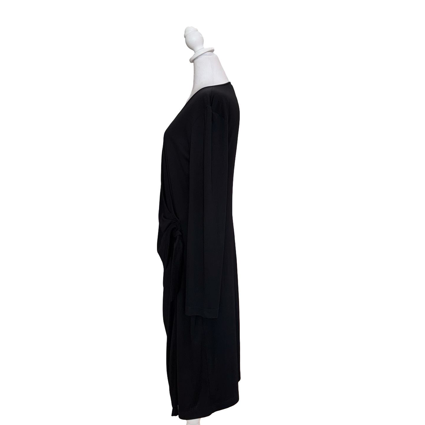 St. John Black Midi Dress- Gazelle Fashion and Style 