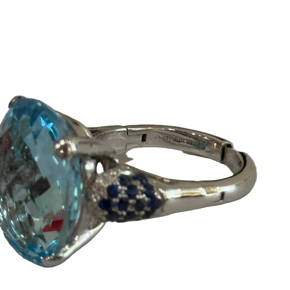 Gems Of La Costa Blue Topaz Ring-RING-Gazelle Fashion and Style