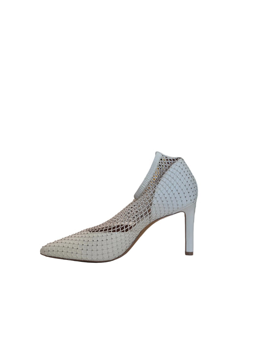 Pnina Tornai Leather Crystal Embellished Pumps