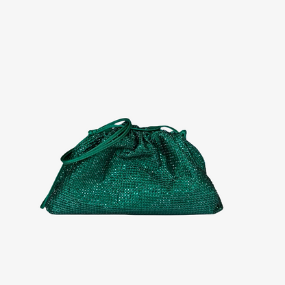 Bottega Veneta Crystal Embellished Pouch-CLUTCH-Gazelle Fashion and Style