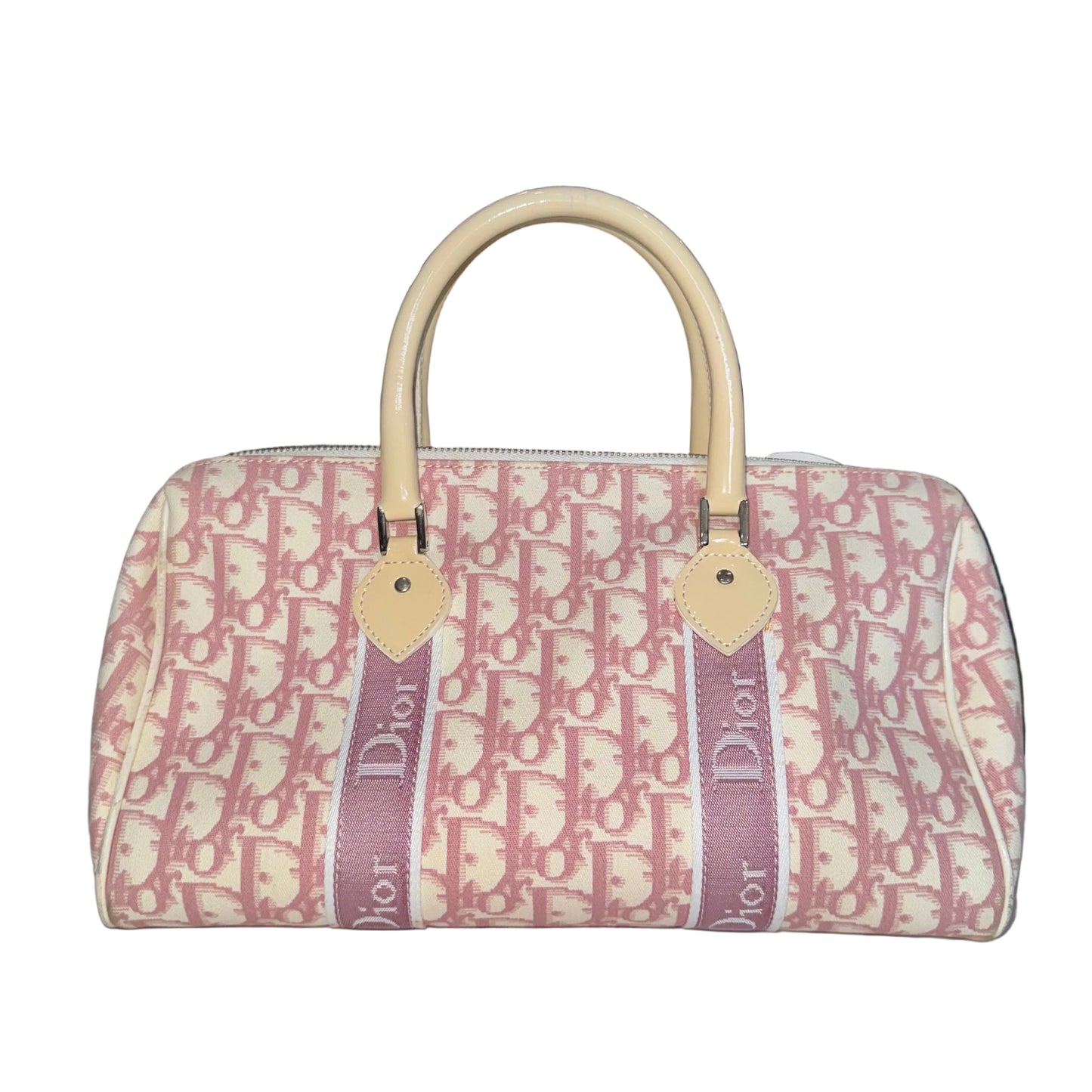 Christian Dior Girly Boston Pink Bag-HANDBAGS-Gazelle Fashion and Style