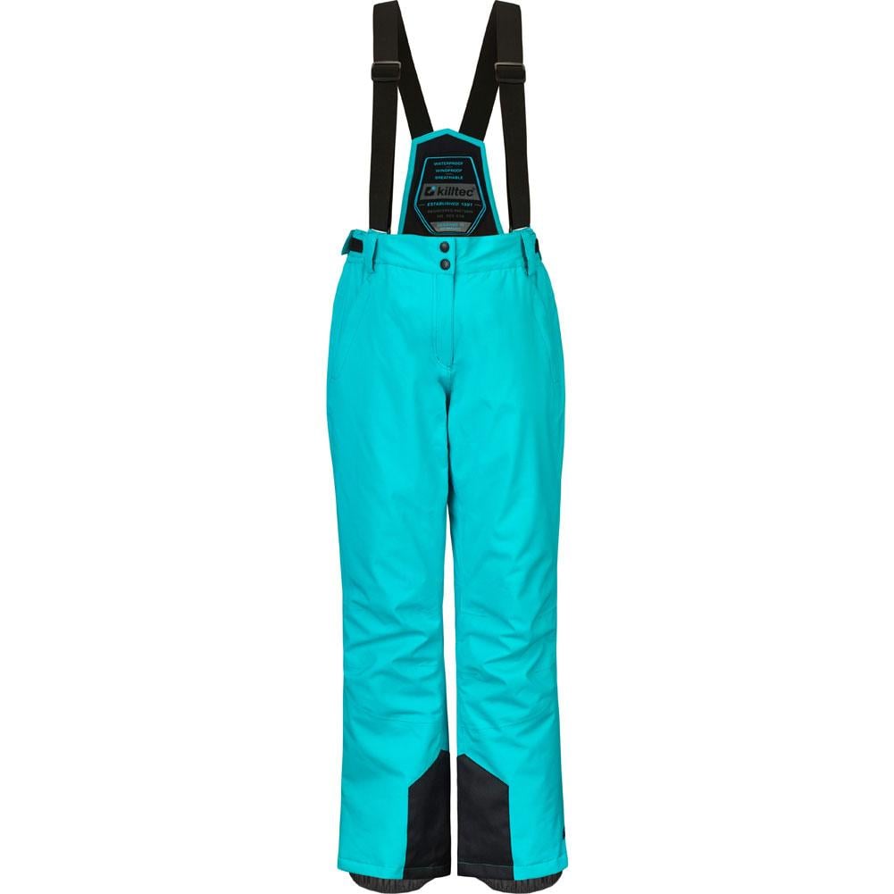 Killtec Erielle Detachable Bib Pants for Women-PANTS-8-blue-Used-Gazelle Fashion and Style