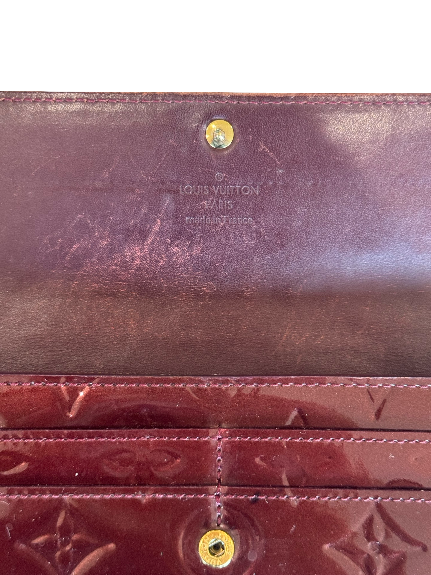Louis Vuitton Vernis Sarah Wallet- Gazelle Fashion and Style 
