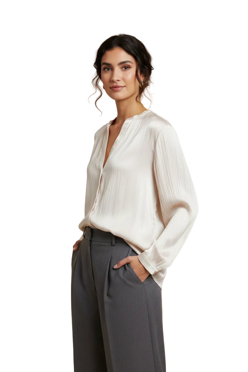 Vince Pleated Top- Gazelle Fashion and Style 