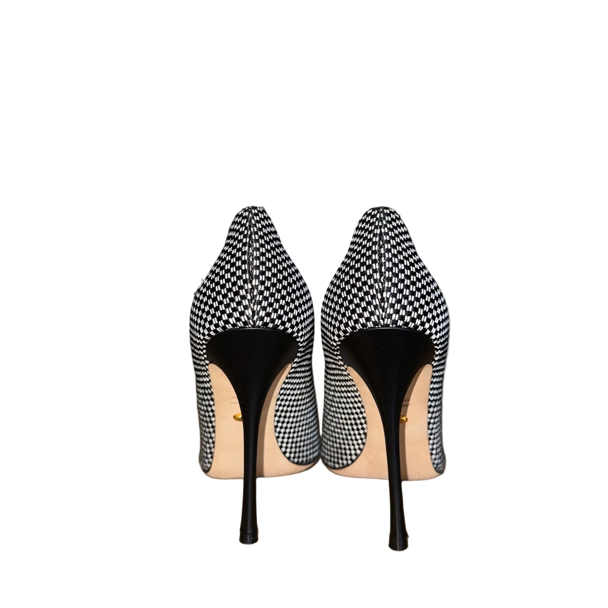 Sergio Rossi Checkered Pattern Pumps-Gazelle Fashion and Style