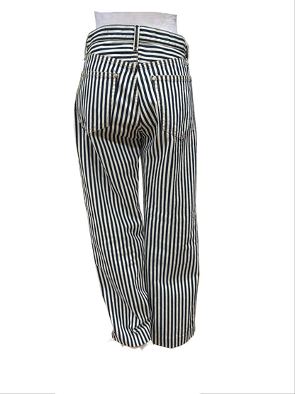 Rag & Bone Striped Jeans-Pants-Gazelle Fashion and Style