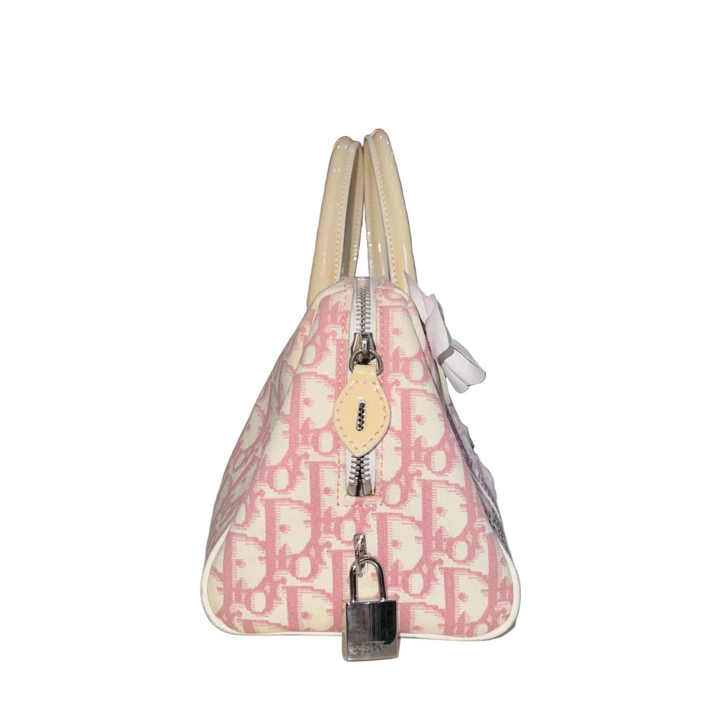 Christian Dior Girly Boston Pink Bag-HANDBAGS-Gazelle Fashion and Style