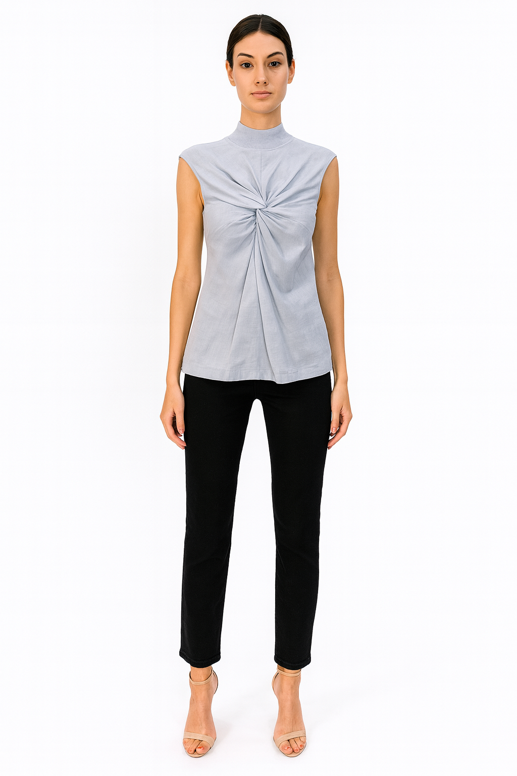 Off-White Linen Top-Dresses-Gazelle Fashion and Style
