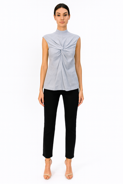 Off-White Linen Top-Dresses-Gazelle Fashion and Style
