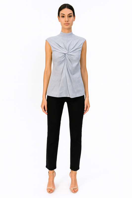 Off-White Linen Top-Dresses-Gazelle Fashion and Style