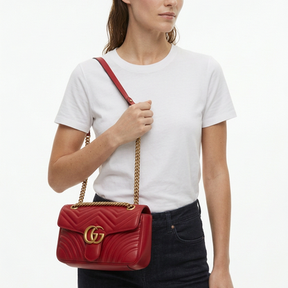 Gucci GG Marmont Matelassé Bag- Gazelle Fashion and Style 