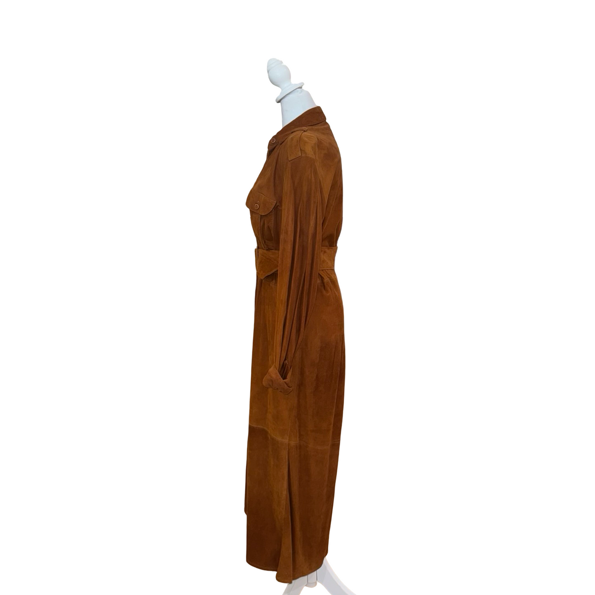 Maglia Brown Button-Up Dress-DRESS-Gazelle Fashion and Style