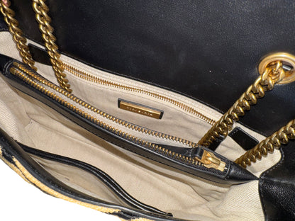 Tory Burch Kira Chevron Straw Bag- Gazelle Fashion and Style 