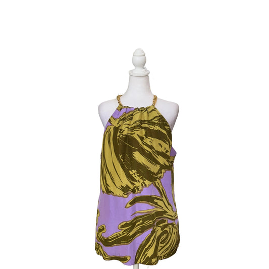 Milly Gold Chain Halter Top- Gazelle Fashion and Style 
