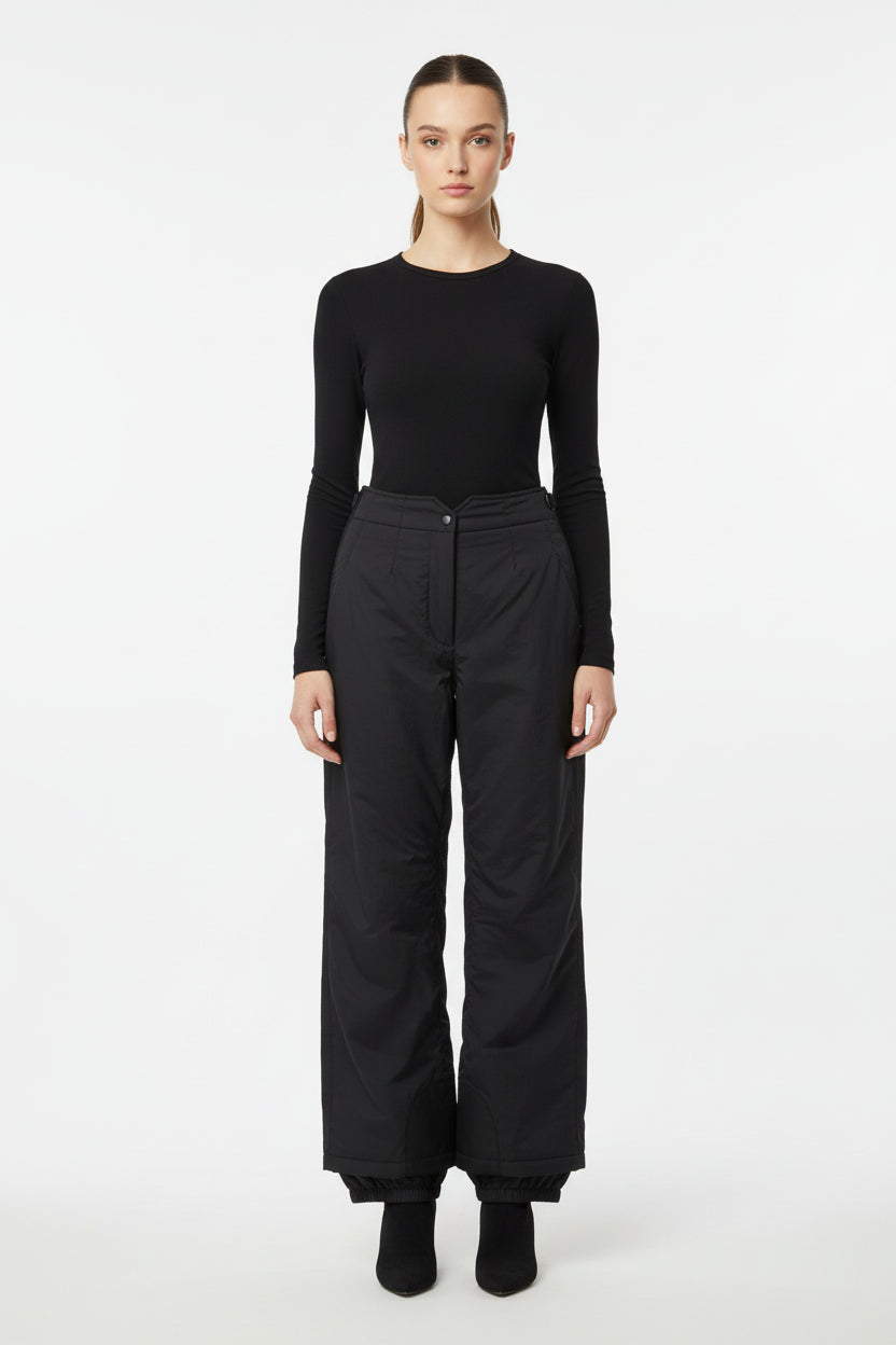 Women's Black Winter Pants-PANTS-Gazelle Fashion and Style