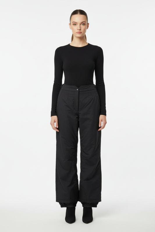Women's Black Winter Pants-PANTS-Gazelle Fashion and Style