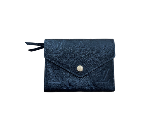 Louis Vuitton Victorine Wallet – Black Empreinte Leather