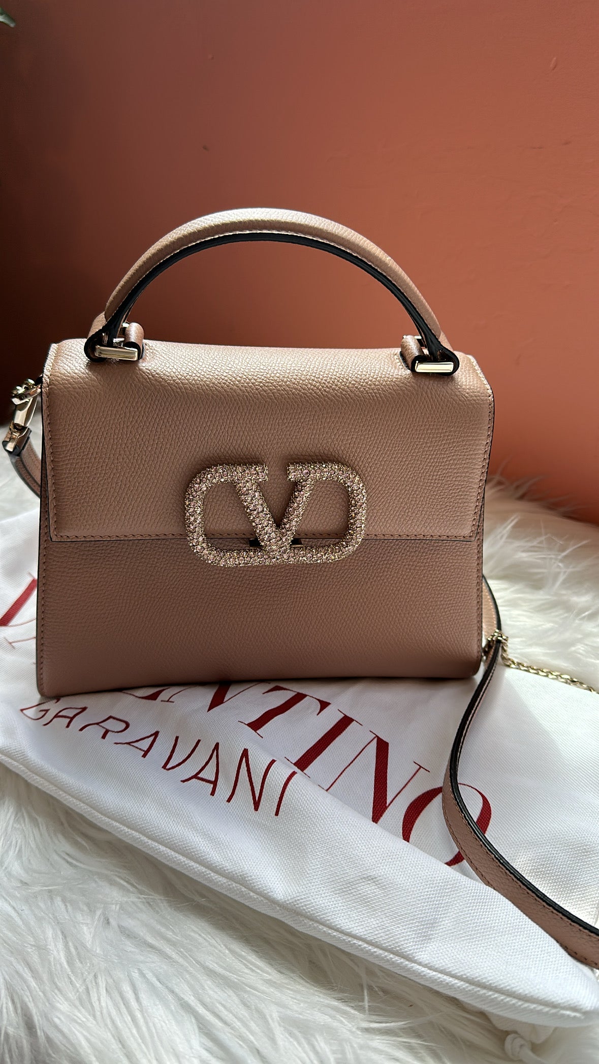 VSLING Small Leather Top-Handle Bag