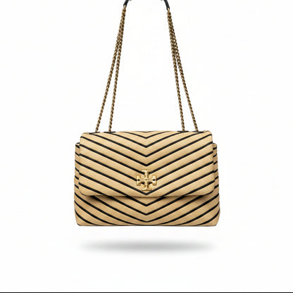 Tory Burch Kira Chevron Straw Bag- Gazelle Fashion and Style 