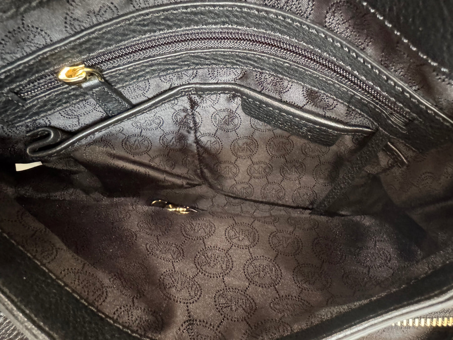 Michael Kors Black Shoulder Bag-HANDBAGS-Gazelle Fashion and Style