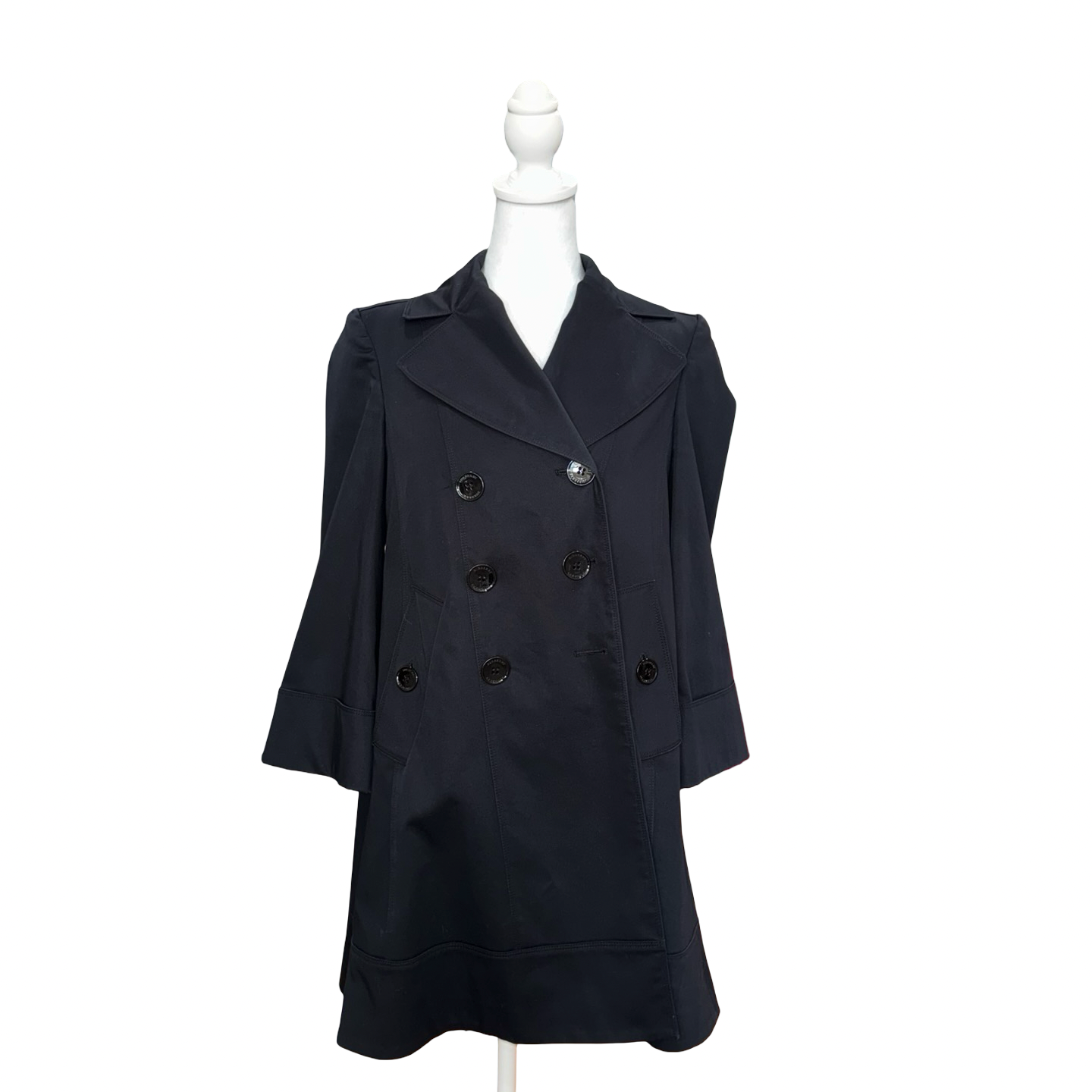 Burberry Black Trench Coat- Gazelle Fashion and Style 