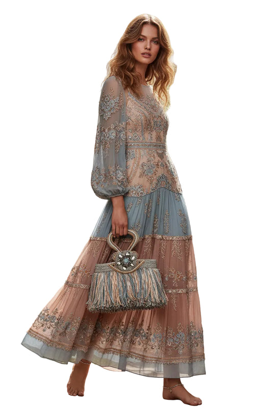 Mary Frances Vintage Beaded Handbag- Gazelle Fashion and Style 