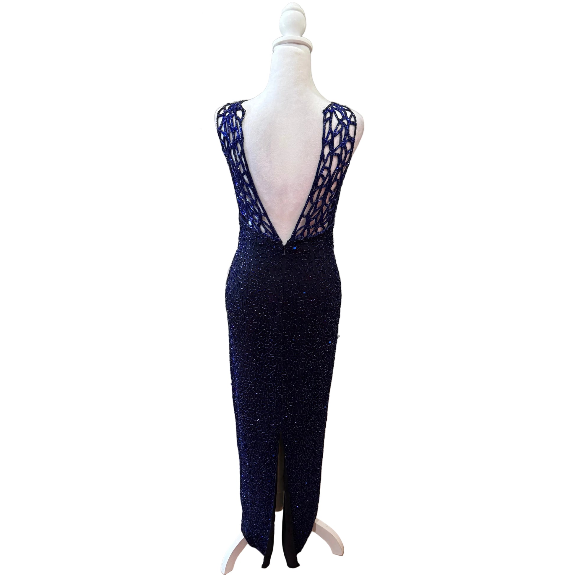 Scala Embellished Evening Gown-DRESS-Gazelle Fashion and Style