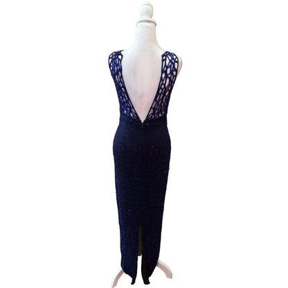 Scala Embellished Evening Gown-DRESS-Gazelle Fashion and Style