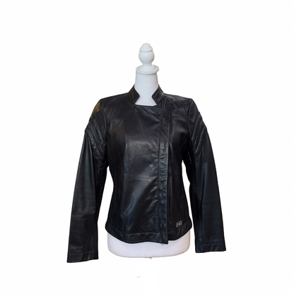 Escada Sport Lambskin Leather Jacket- Gazelle Fashion and Style 