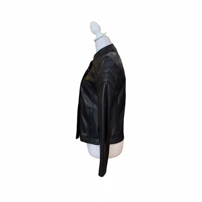 Escada Sport Lambskin Leather Jacket- Gazelle Fashion and Style 