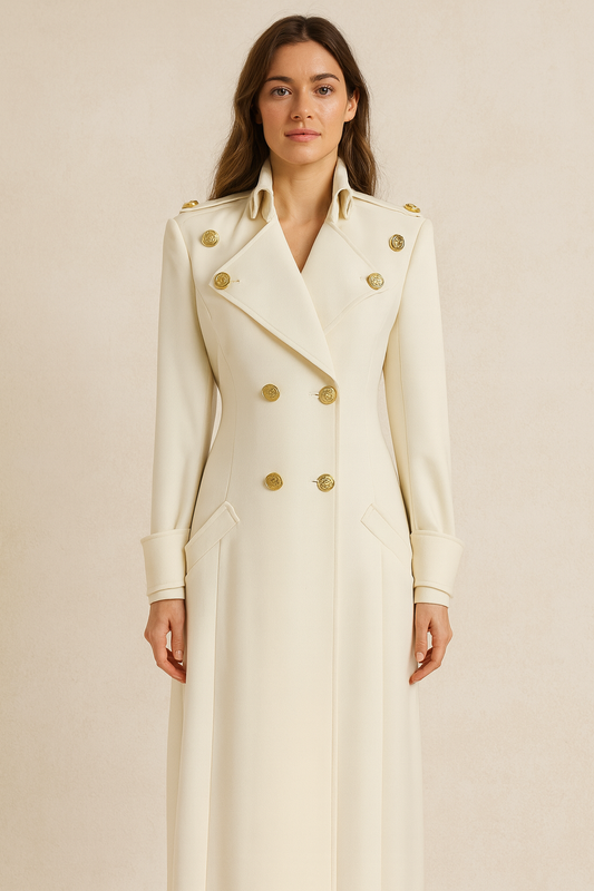 Babylon Military-Inspired Longline Coat-jacket-Gazelle Fashion and Style
