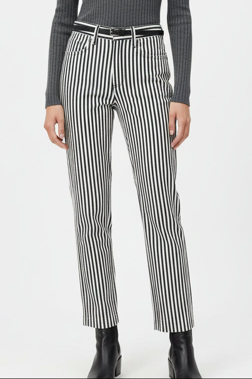 Rag & Bone Striped Jeans-Pants-26-Navy-excellent-Gazelle Fashion and Style