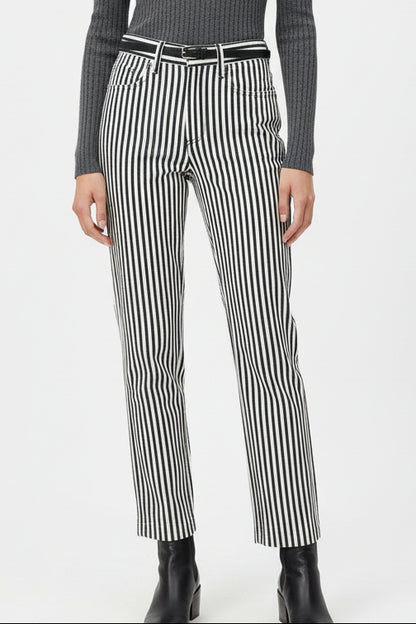 Rag & Bone Striped Jeans-Pants-26-Navy-excellent-Gazelle Fashion and Style