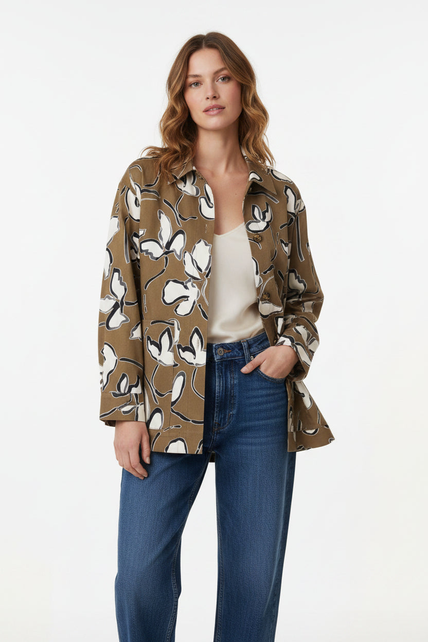 Lafayette 148 Buttoned Jacket- Gazelle Fashion and Style 