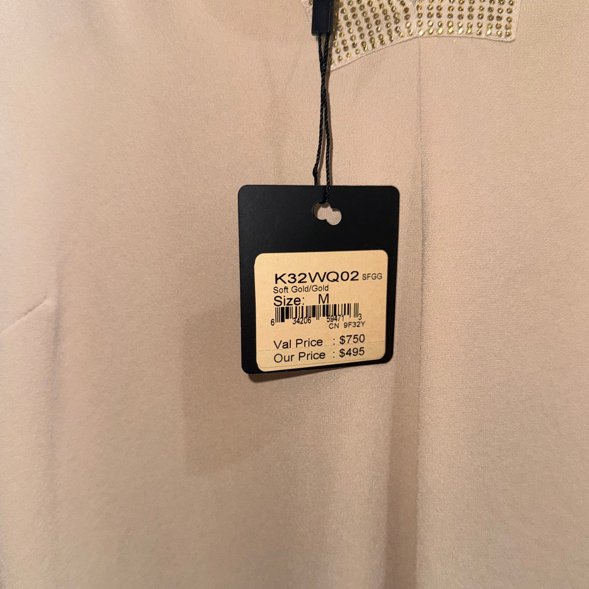 St. John Gold Trim Blouse-TOPS-Gazelle Fashion and Style