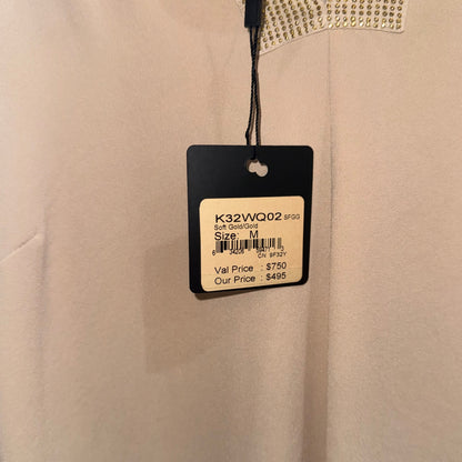St. John Gold Trim Blouse-TOPS-Gazelle Fashion and Style